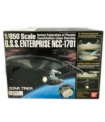 バンダイ U.S.S.エンタープライズ NCC-1701 スタートレック 1/850 プラモデルのサムネイル