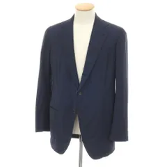 【中古】アルフォンソ シリカ Alfonso Sirica ウール 3B テーラードジャケット ネイビー【サイズ表記なし(S位)】【メンズ】のサムネイル