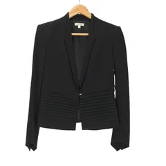 ヘルムートラング HELMUT LANG プリーツ デザイン フック ショート クロップド テーラード ジャケット レディース  2のサムネイル