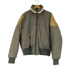 ノーティカ NAUTICA 90S エルボーレザーパパッチデザイン ダウンジャケット メンズ import：XL のサムネイル