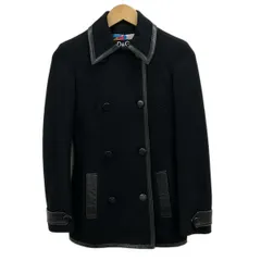 D&G(ディーアンドジー) ジャケット サイズ24/38 レディース美品  - 黒 長袖/素材切り返し/裏地総柄のサムネイル