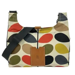 orla kiely(オーラカイリー) ショルダーバッグ - アイボリー×マルチ レザーのサムネイル