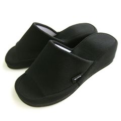【新着商品】幅広 5.5cmヒール ヒールスリッパ 履きやすい WITH スリッパ オクムラのサムネイル