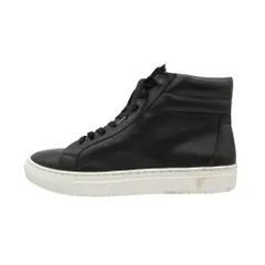 alfredoBANNISTER アルフレッドバニスター スニーカー SHOO IN SHOE シューインシュー レザー ラバーソール サイドジッパー ミッドカット ブラック 42 27cm メンズ 【中古】のサムネイル