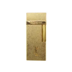 YVES SAINT LAURENT イヴ・サンローラン ライター ヴィンテージ ガスライター カサンドラロゴ YSL ゴールド 火花のみ ゴールド メンズ レディース 【中古】のサムネイル