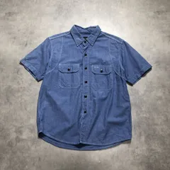 GQ5702◇TENDERLOIN : T-CHAMBRAY SHT S/S◇XS◇ライトブルー系 テンダーロイン 半袖シャンブレーワークシャツのサムネイル