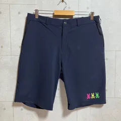 Psycho Bunny サイコバニー ストレッチ ハーフパンツ ショートパンツ ショーツ XL ロゴ ネイビー スポーツ ゴルフ ウェア メンズ SU-26-29のサムネイル