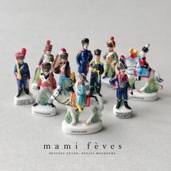 フランス フェーブ キリスト降誕 12個セット マリア 天使 動物 三賢者