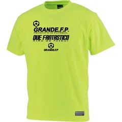 grande(グランデ) QUE.FANTASTICOドライメッシュT フットサル半袖Tシャツ (gfph22012-6309)、N.YEL/BLKのサムネイル