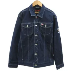 マックレガー マクレガー McGREGOR デニムジャケット Gジャン 子ども服 170 青 インディゴブルー 長袖 ワッペン付き 白ステッチ /YU ■GY70のサムネイル