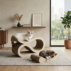 furnya(ファーニャ) 猫用爪とぎ 組み立て式 北欧風デザイン - メルカリ
