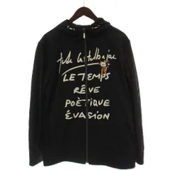 カステルバジャック CASTELBAJAC ジップアップパーカー ジャケット 48 黒 長袖 メッシュ 21410-108 /GGのサムネイル