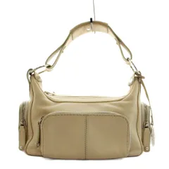 トッズ TOD'S ハンドバッグ ワンショルダーバッグ レザー ベージュ /AN59のサムネイル