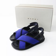 マルニ 17SS ベロクロ サンダル 厚底サンダル - メルカリ
