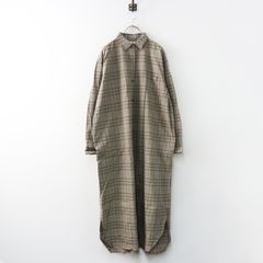 アトリエナルセ atelier naruse コットンリネンロングワンピース F