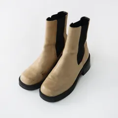 ポルトガル製 E8 by Miista イーエイト バイ ミースタ レザーサイドゴアブーツ 37/23.5-24cm ベージュ■ヒール【2400014986914】のサムネイル