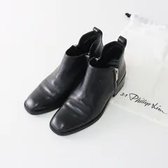 Archive 3.1Phillip Lim ALEXA side zip Leather ankle boots 37 black┃スリーワンフィリップリム アンクルブーツ 24■【2400014986945】のサムネイル