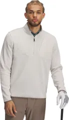 アンダーアーマー メンズ アウター ニット・セーター フリース Under Armour Mens UA Drive SweaterFleece Golf 12 Zip Summit White ホワのサムネイル