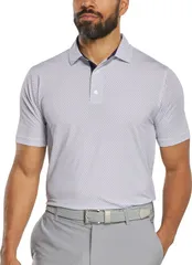 フットジョイ メンズ トップス ポロシャツ FootJoy Mens Deco Diamond Lisle Golf Polo White ホワイトのサムネイル