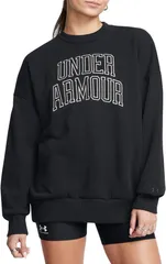 アンダーアーマー レディース アウター パーカー・スウェット クルーネック パイル シャツ Under Armour Womens Icon Heavyweighterry Oversized Cre