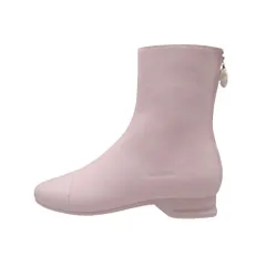 新品同様 RAF SIMONS ラフシモンズ RUNNER 2001-2 High スニーカー レザー ハイカット バックジップ ブーツ フラット ピンク 27.5cm メンズのサムネイル