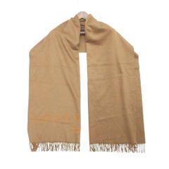 極美品 ルイヴィトン カシミア シルク マフラー モノグラム 黒 白 箱付