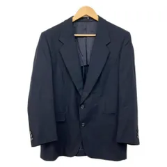 LANVIN(ランバン) ジャケット サイズR48-45 メンズ美品  - ダークネイビー 長袖/ネーム刺繍/春/夏のサムネイル