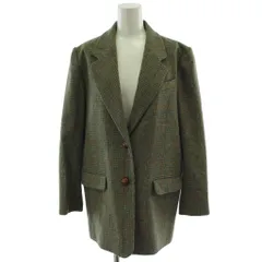 ローラアシュレイ LAURA ASHLEY テーラードジャケット EUR 35 ベージュ 長袖 チェック /GGのサムネイル