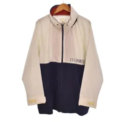 エル ELLE SPORT ジャケット ブルゾン バイカラー 38 白 ホワイト 紺 ネイビー ■GY59のサムネイル