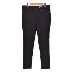ハッシュアッシュ HusHusH スキニーパンツ 細身 スリム タイト ストレッチ 無地 ロゴボタン 3 黒 ブラック 511-65026 ■GY59のサムネイル