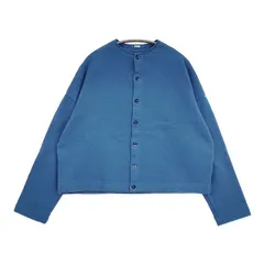 45R/45rpm 裏毛の17色四角カーディガン WOMEN 定価24200円 カーディガン ブルー レディース フォーティーファイブアールピーエム【中古】6-0521T∞のサムネイル