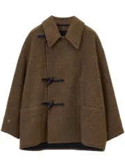 LEMAIRE ルメール 24AW アルパカ ウール ショート ダッフルコート ブラウンのサムネイル