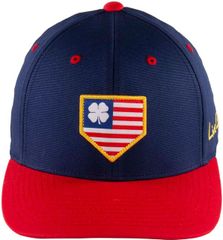 블랙 로버 여성 액세서리 모자 Black Clover Rawlings USA Fitted Hat NavyRed 네이비