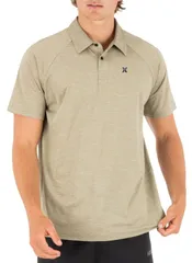 ハーレー メンズ トップス ポロシャツ Hurley Mens H2ODRI Outback Polo Grizzlyのサムネイル
