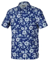 レインスプーナー メンズ トップス ポロシャツ Reyn Spooner Mens Kansas City Royals Blue Gameday Pua Polo NoColor ブルーのサムネイル
