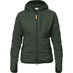 フェールラーベン レディース アウター ジャケット・ブルゾン パーカー Fjallraven Womens Keb Padded Hoodie Deep Forest フォレストのサムネイル