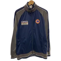 【中古】　76 Lubricants　トラックジャケット　ジャージ　ハイネック　フルジップ　ワンポイント　古着　/5632