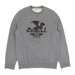 エルメス エクスリブリス ドラゴン トレーナー メンズ グレー HERMES【中古】 【アパレル・小物】のサムネイル