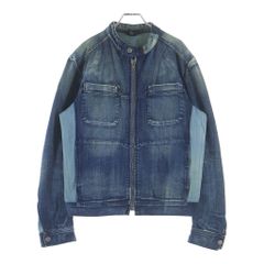 DIESEL ダメージ加工 デニムジャケット - メルカリ