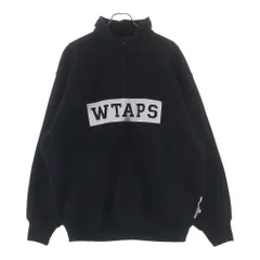 WTAPS (ダブルタップス) Depst 02 デペスト02 ハーフジップ フリースプルオーバースウェット ブラック 242ATDT-CSM26のサムネイル