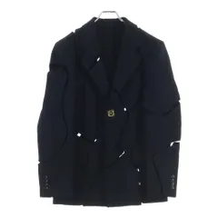 LOUIS VUITTON (ルイヴィトン) 20AW ヴァージルアブロー LVボタン ツギハギ 2B テーラード ジャケット ブラック RM202 TCX HJJ75Wのサムネイル