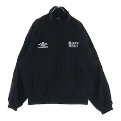 WACKO MARIA (ワコマリア) 26SS ×UMBRO TRACK JACKET TYPE-1 アンブロ ロゴ刺繍ナイロントラックジャケット ブラック 26SS-WMO-UB01のサムネイル