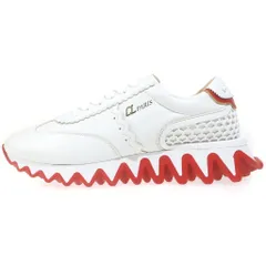 CHRISTIAN LOUBOUTIN (クリスチャンルブタン) LOUBISHARK FLAT ルビシャーク フラット ローカットスニーカー ホワイトのサムネイル
