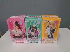 【開封済・3種セット】GiGO限定 ぶいすぽっ！橘ひなの・神成きゅぴ・八雲べに　スクールフィギュア　希薄3点セット売り