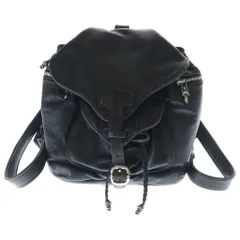 CHROME HEARTS (クロムハーツ) FLERKNEE MINI BACKPACK フレアニー ダガージップ レザー ミニバックパック リュック ブラックのサムネイル