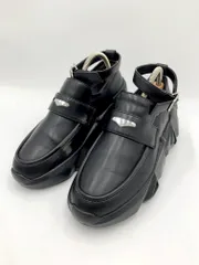 HARE ハレ ボリュームソール アンクルストラップ gemソール ローファー シューズ sizeM/黒 ■■ レディース