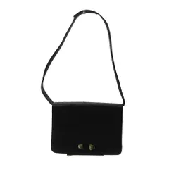 COMTESSE コンテス ショルダーバッグ ハンドバッグ 2WAY オーストリッチ エキゾチックレザー ブラック レディース 【中古】のサムネイル