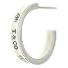 磨き済 TIFFANY & Co. 1837 フープ ピアス 925 SV 片耳 - メルカリ