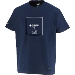グランデ grande NO.10スクエアプリントプレミアコットンT フットサル 半袖Tシャツ (gfph21004-8701)、NVY/WHTのサムネイル