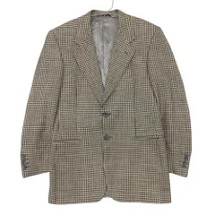 GIANFRANCO FERRE ジャンフランコ・フェレ テーラードジャケット 2B ブレザー 千鳥柄 ハウンドトゥース グレー 46【M】 メンズ 【中古】のサムネイル